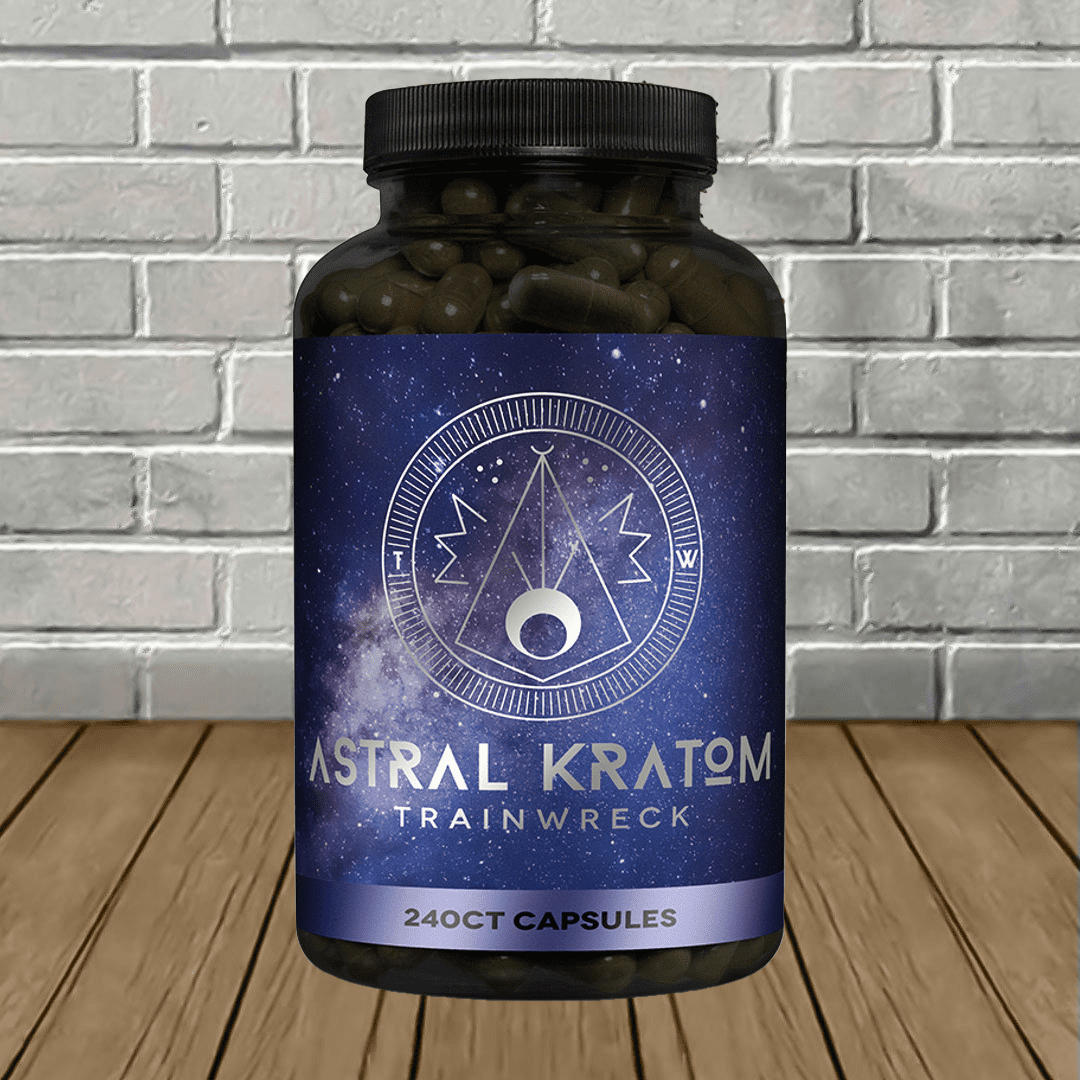 Astral Kratom Trainwreck Kratom Capsules 240ct