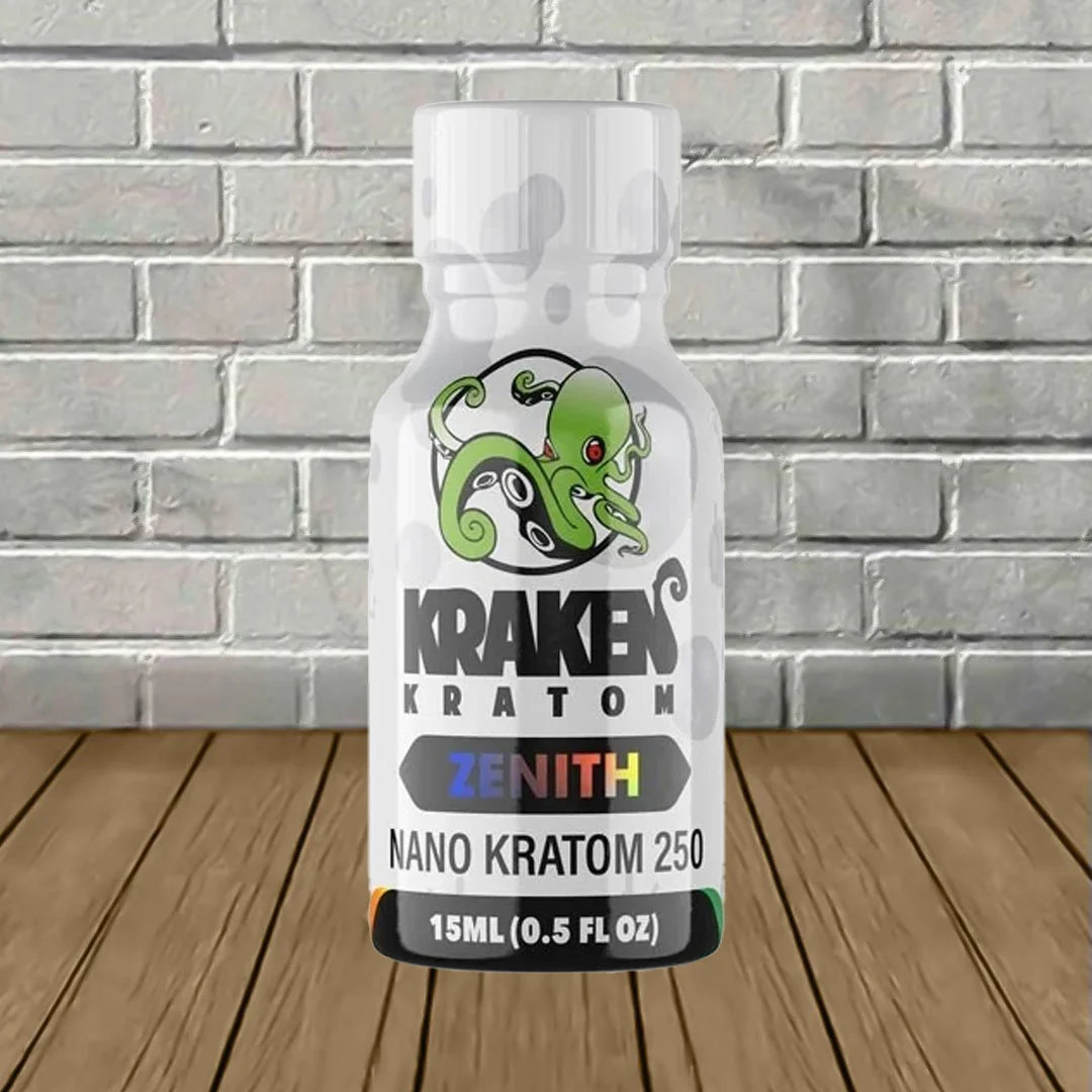 Kraken Kratom Zenith Nano 250 Liquid Extract Shot 15ml