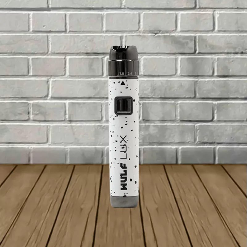 Wulf Mods Lux Cartridge Vaporizer - White Black Spatter