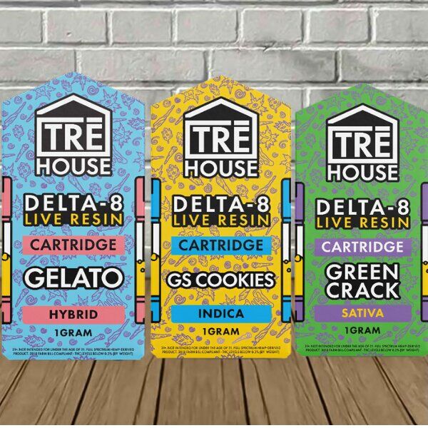 TRE-House-Live-Resin-Delta-8-Vape-Cartridge-1g.jpg TRE House Live Resin Delta 8 Vape Cartridge 1g - Image 1
