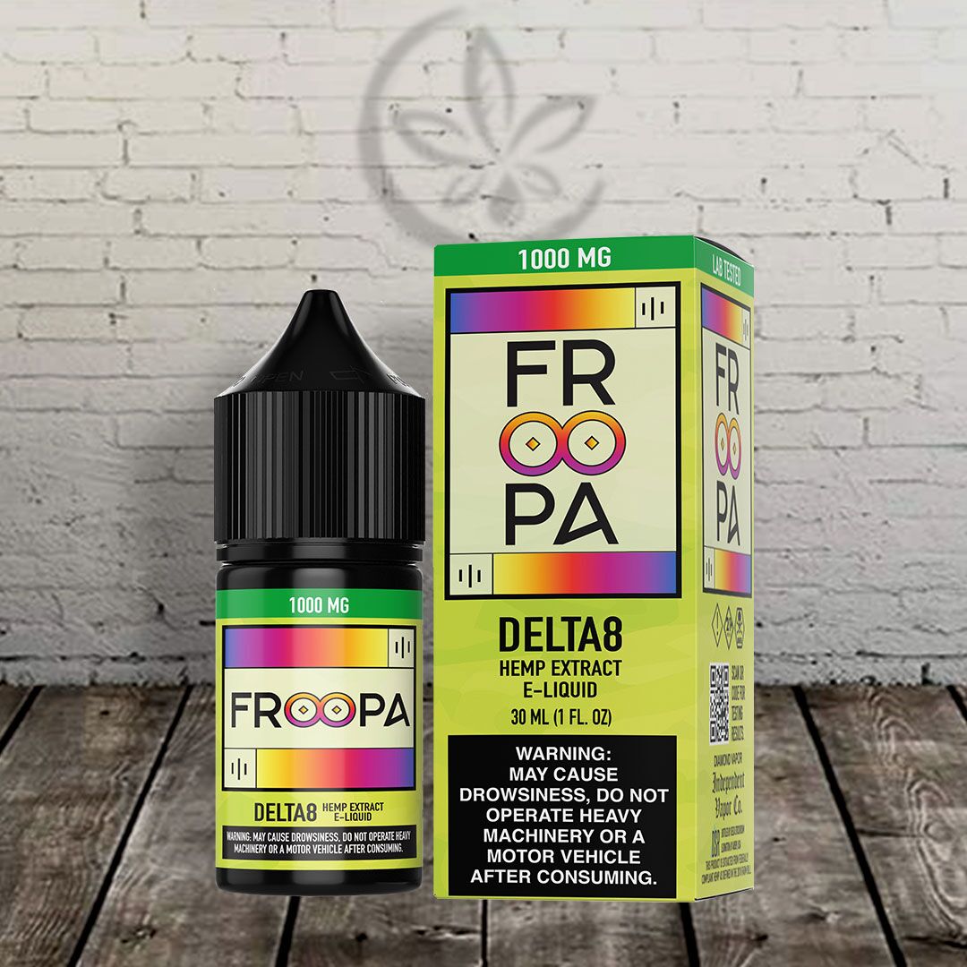 Froopa Delta-8 THC Hemp Extract E-Liquid 1000mg - Image 1