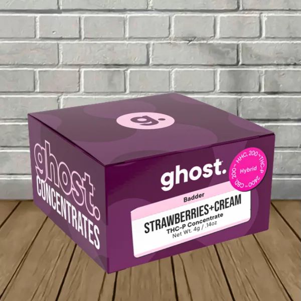 Ghost THCP Badder Concentrate 4g Strawberries + Cream (Hybrid)