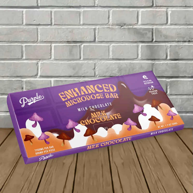 Purple Enhanced Microdose Chocolate Bar - Milk Chocolate