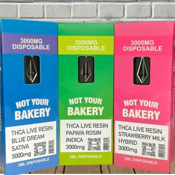 Not Your Bakery Live Resin THCa Disposable 3g