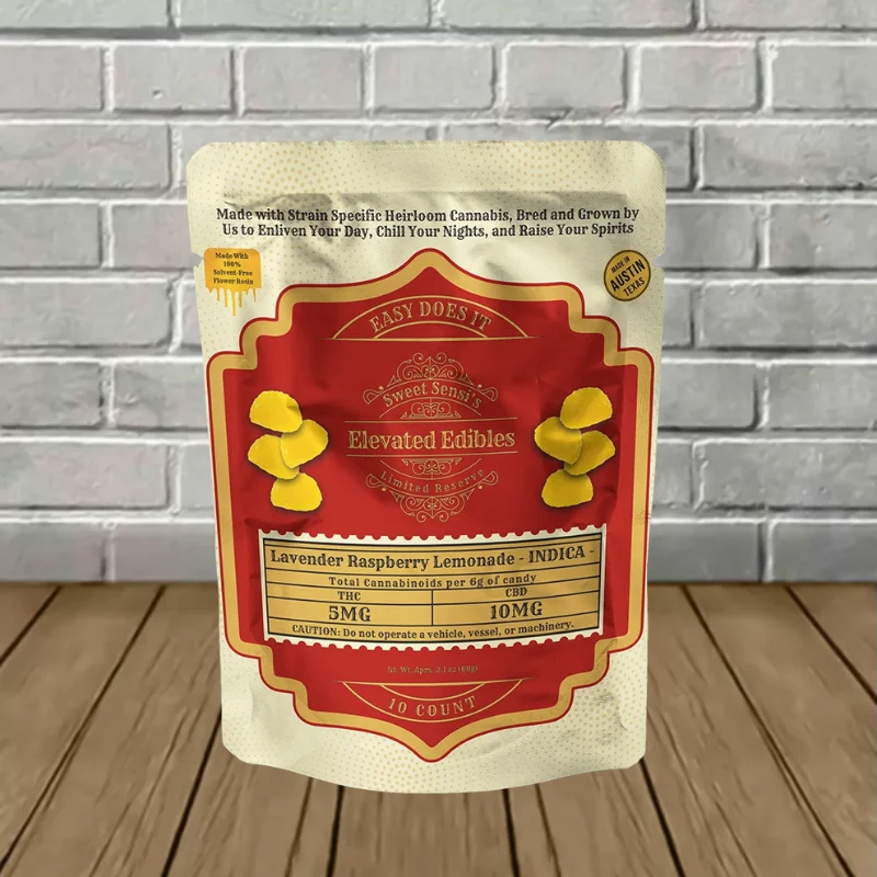 Sweet Sensi's Easy Does It Edibles - Lavender Raspberry Lemonade -- Indica