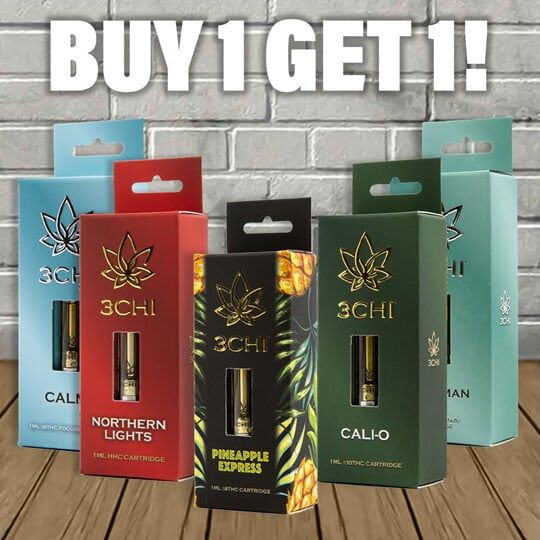 multib1g13chi.jpg B1G1 3Chi D8 | HHC | D10 Vape Cartridges - Image 1