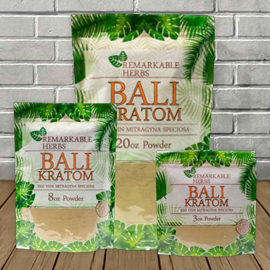 Remarkable Herbs BALI Kratom Powder Red Vein - Image 1