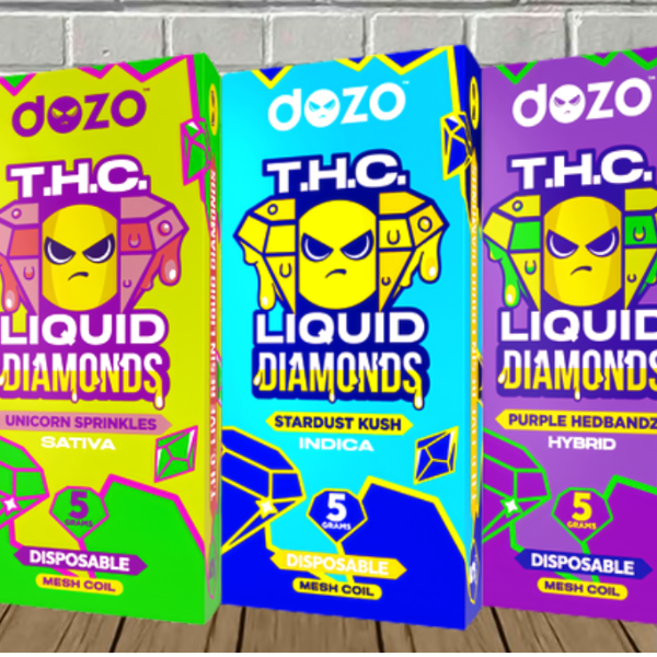 Dozo THCa Liquid Diamonds Extract Disposable 5g