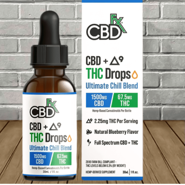 CBDfx Ultimate Chill Blend CBD + D9 Drops CBDfx Ultimate Chill Blend CBD + D9 Drops