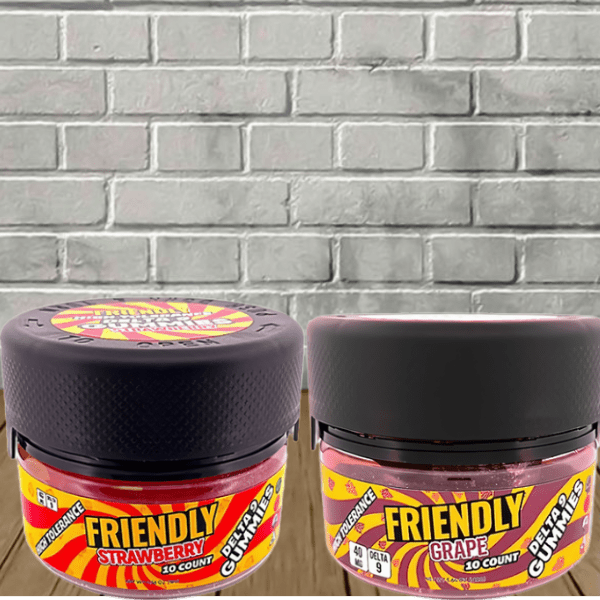 Friendly Hemp High Tolerance Delta 9 Gummies 40mg Friendly Hemp High Tolerance Delta 9 Gummies 40mg