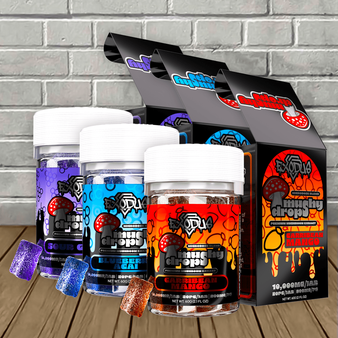 Exodus Mushy Drops Gummies 10000mg