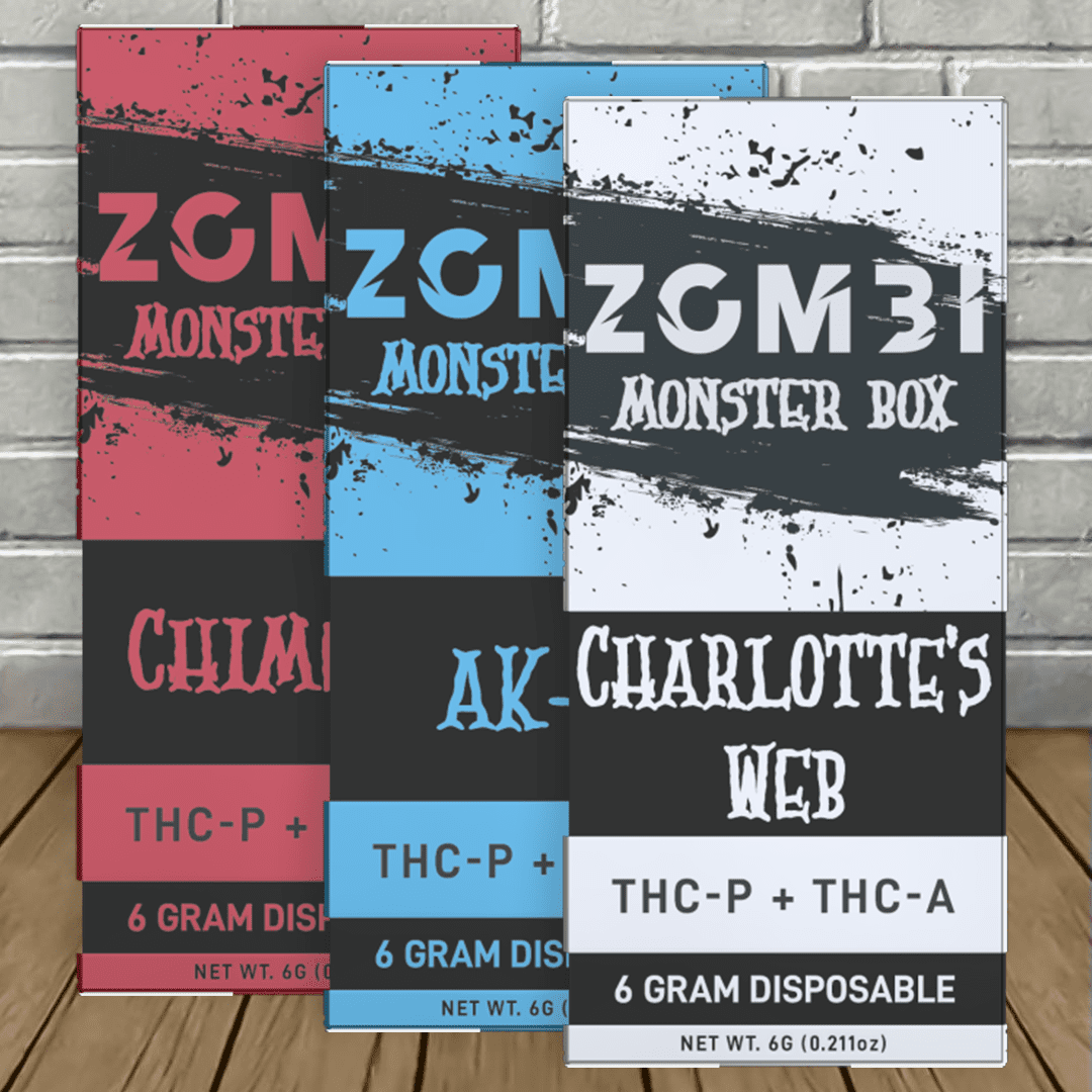 Zombi THCa + THCP Monster Box Disposable 6g Zombi THCa + THCP Monster Box Disposable 6g