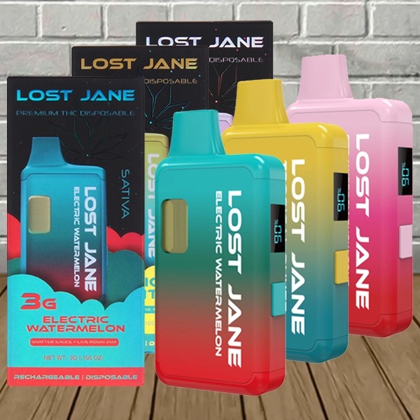 Lost Jane Shatter Sauce + Live Rosin Jam Disposable 3g Lost Jane Shatter Sauce + Live Rosin Jam Disposable 3g