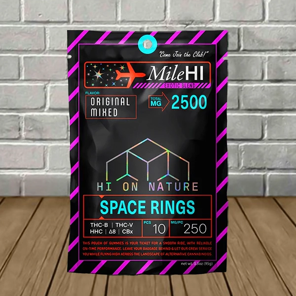 Hi On Nature Mile Hi Exotic Blend Space Rings 2500mg