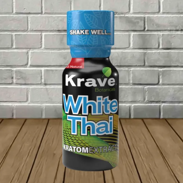 Krave Botanicals White Thai Kratom Extract Shot Krave Botanicals White Thai Kratom Extract Shot