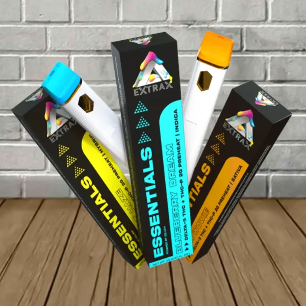 Delta Extrax Essentials By Goliath D9 + THCP Preheat Device + Pod