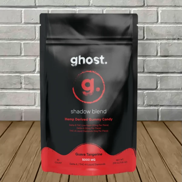 Ghost Shadow Blend Gummies 5000mg Guava Tangerine