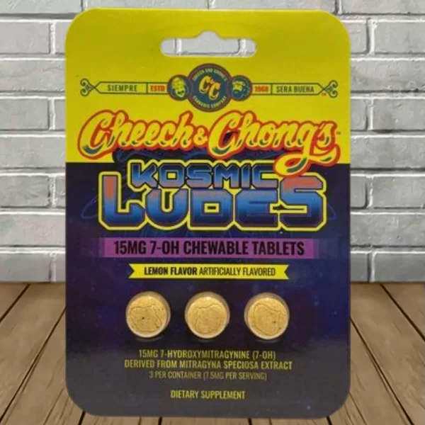 Cheech & Chongs Kosmic Ludes Lemon 7-OH Chewable Tablets 15mg