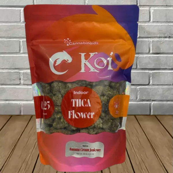 Koi High-Potency Premium Indoor THCa Flower QP Banana Cream Jealousy (Sativa)