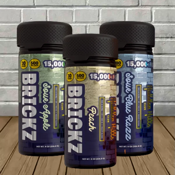 Hidden Hills Heady Blend Brickz Gummies 15000mg Hidden Hills Heady Blend Brickz Gummies 15000mg