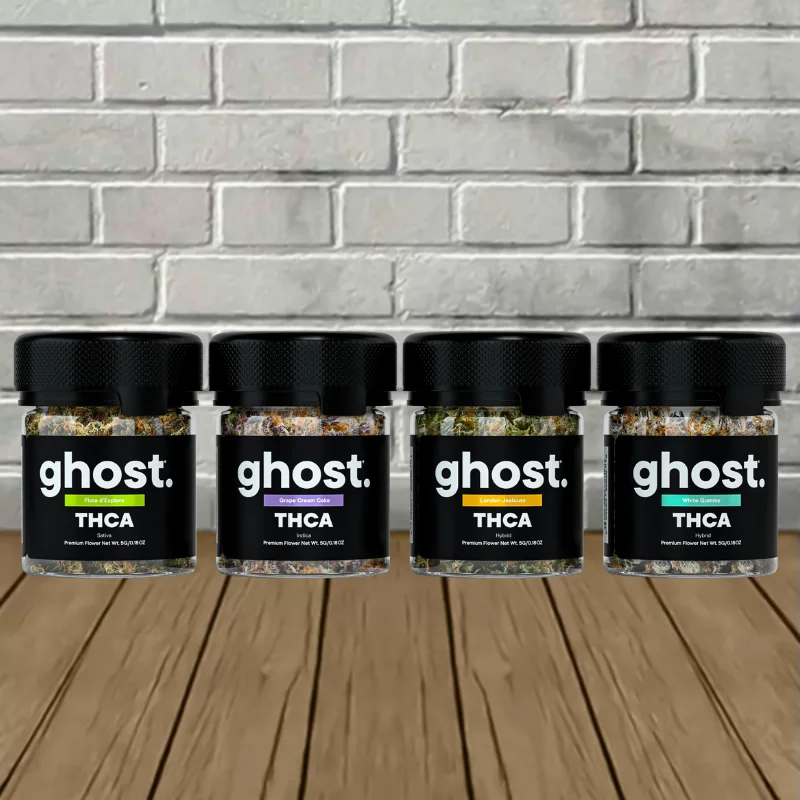Ghost THCa Flower 5g Jars Ghost THCa Flower 5g Jars