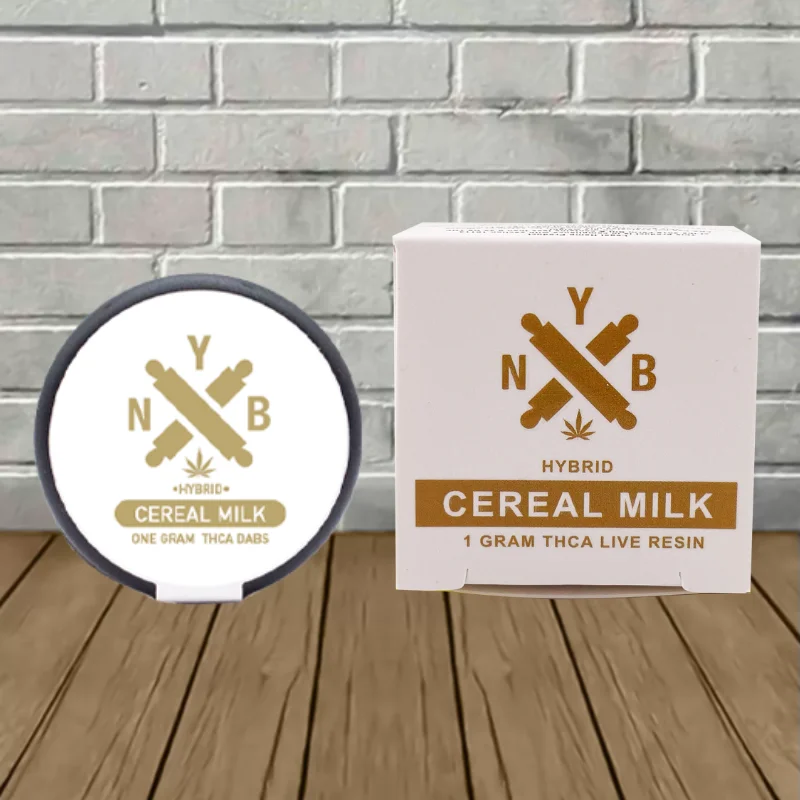 NYB Pure 1g THCa Live Resin Dab - Cereal Milk -- Hybrid NYB Pure 1g THCa Live Resin Dab - Cereal Milk -- Hybrid
