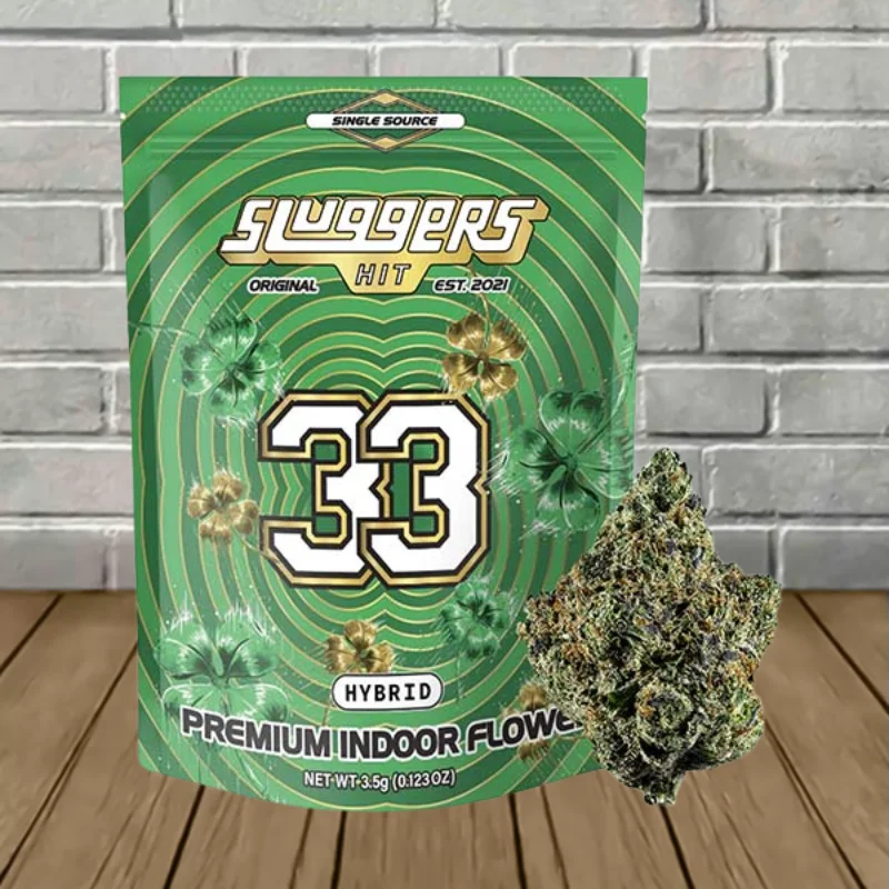 Sluggers Hit Premium Indoor THC-A Flower 3.5g - 33 -- Hybrid Sluggers Hit Premium Indoor THC-A Flower 3.5g - 33 -- Hybrid