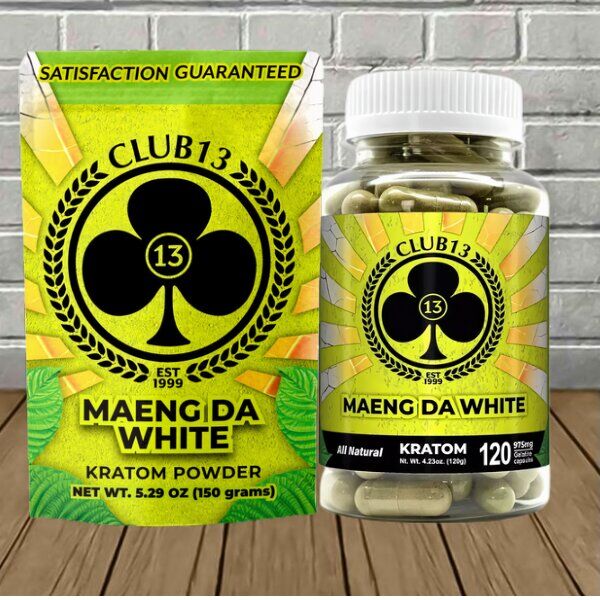 Club13 Maeng Da White Kratom - Image 1