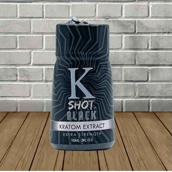 K-Shot Black Extra Strength Liquid Kratom Extract Shot - Image 1