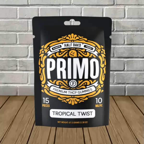 Half Bak'd Primo Collection THCP Gummies 15ct Tropical Twist