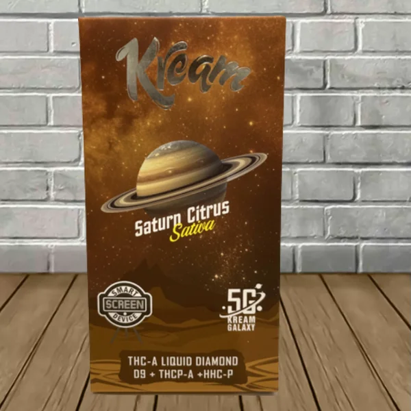 Kream Galaxy THCa Liquid Diamonds Blend Disposable 5g Saturn Citrus (Sativa)