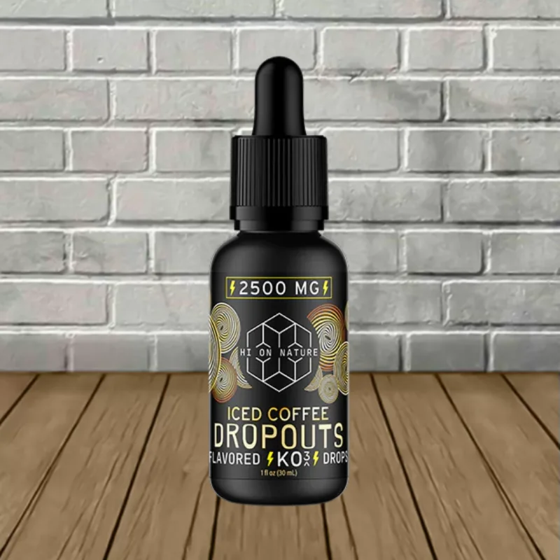 Hi on Nature 2500mg Dropout Tincture - Iced Coffee -- 2500mg