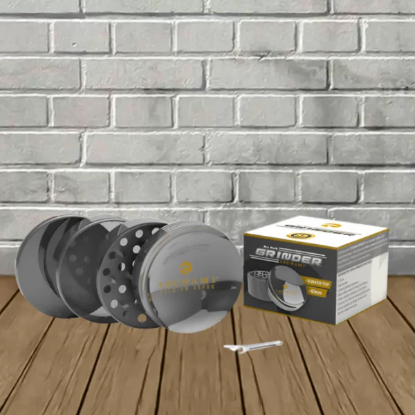 Tsunami 63MM 4-Piece Dry Herb Grinder Box + Seperated Pieces
