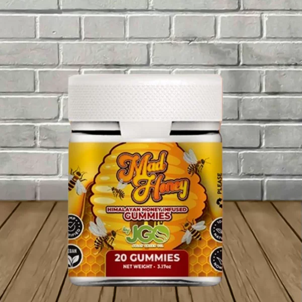 JGO Himalayan Mad Honey Gummies 20ct Honey