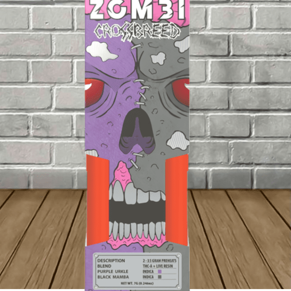 Zombi Crossbreed Juggernaut Live Resin THCa Duo Disposable 7g