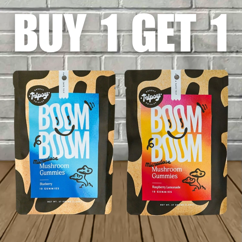 B1G1 Tripsy Boom Boom Microdose Mushroom Gummies