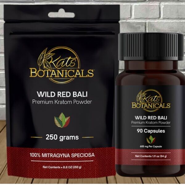 Kats Botanicals Wild Red Bali Kratom - Image 1