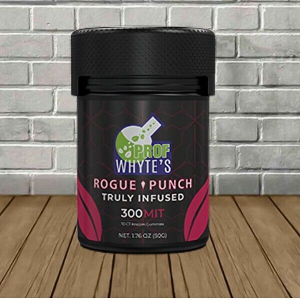 Prof Whyte's Kratom Gummy 300MIT Rogue Punch - Image 1