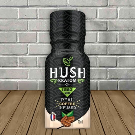 Hush Ultra Coffee Infused Full Spectrum Kratom Extract Shot - Image 1