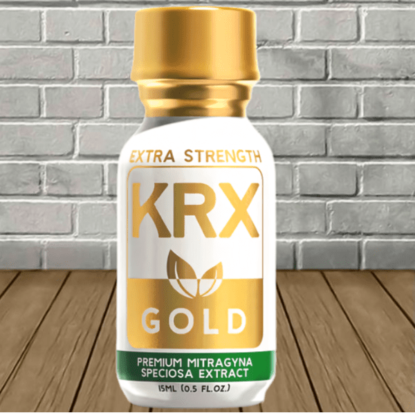KRX Gold Extra Strength Kratom Extract Shot 15ml KRX Gold Extra Strength Kratom Extract Shot 15ml