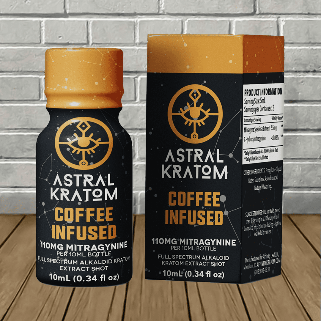 Astral Kratom Coffee Infused Kratom Extract Shot 10ml Astral Kratom Coffee Infused Kratom Extract Shot 10ml