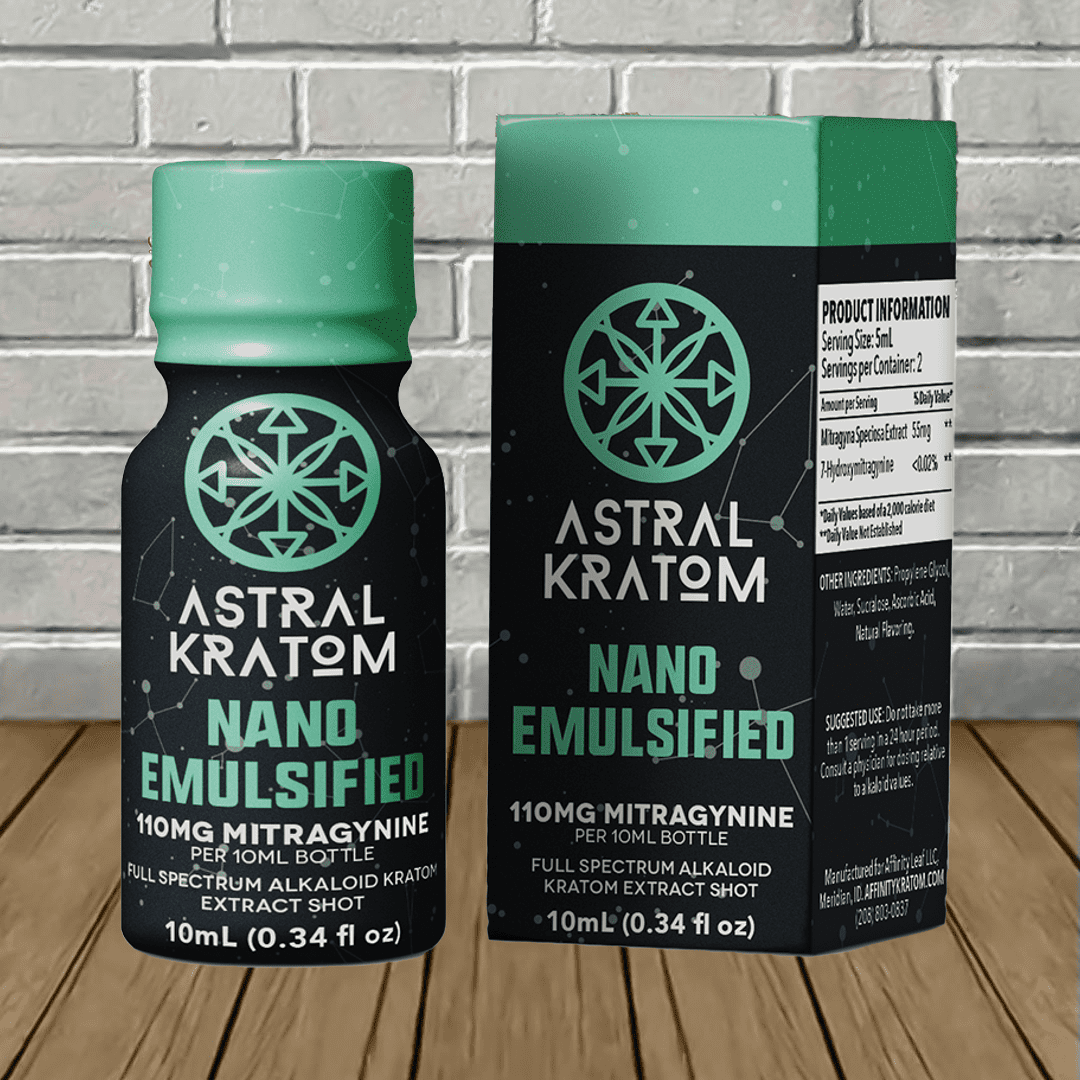 Astral Kratom Nano Emulsified Kratom Extract Shot 10ml Astral Kratom Nano Emulsified Kratom Extract Shot 10ml
