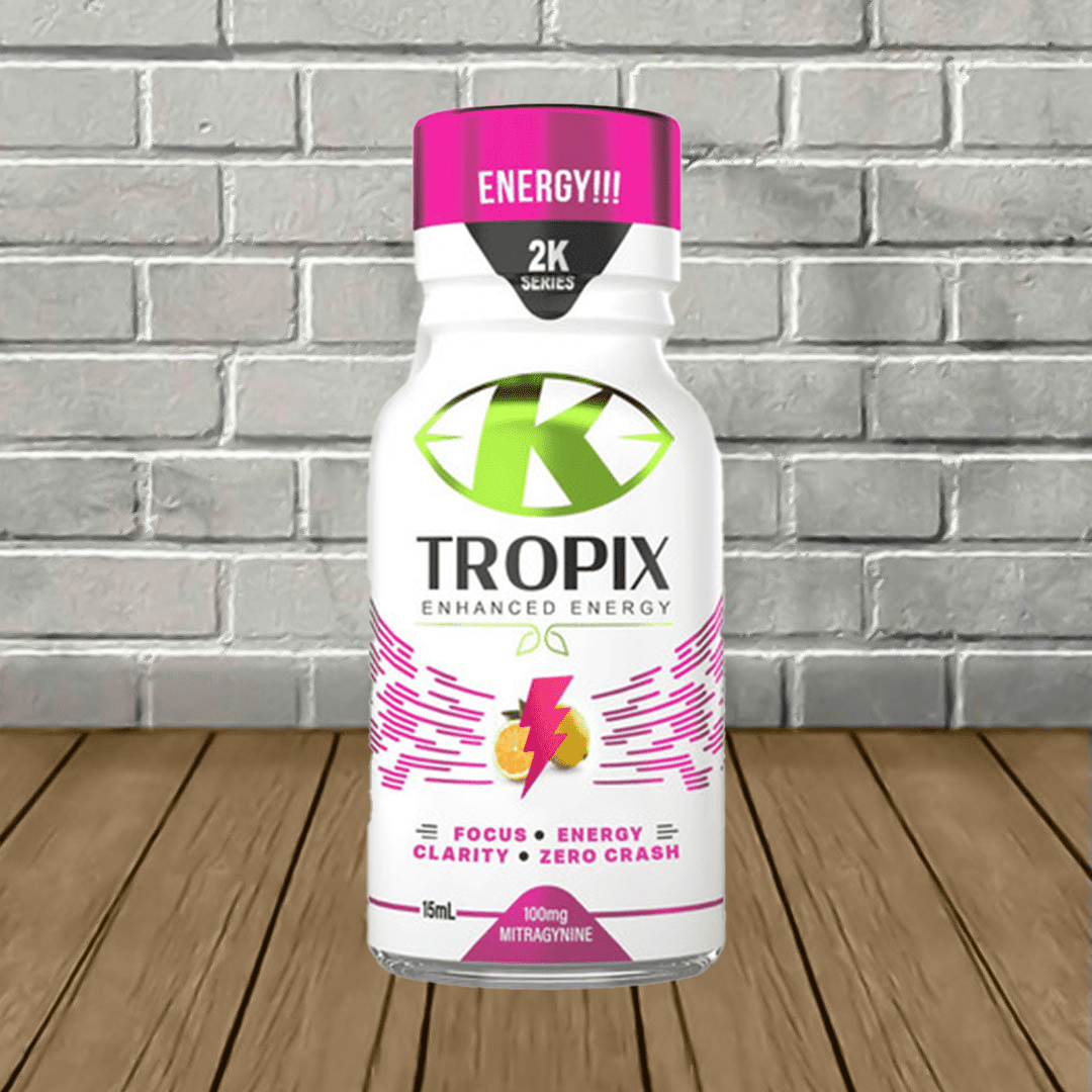 K-Tropix 2K Series Kratom Enhanced Energy Shot 15ml