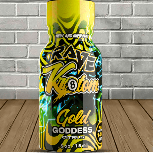 Rave Kratom Gold Goddess Extract Shot