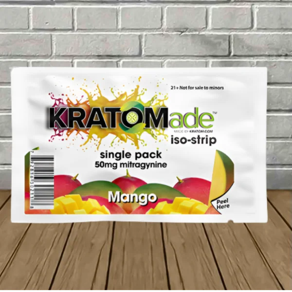 Kratomade Kratom Extract Iso-Strip 50mg Mango
