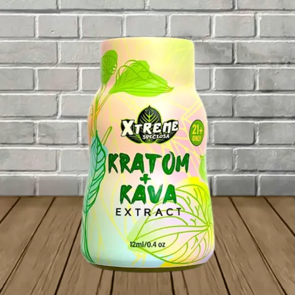 Xtreme Speciosa Liquid Kratom + Kava Extract Shot 12ml Xtreme Speciosa Liquid Kratom + Kava Extract Shot 12ml