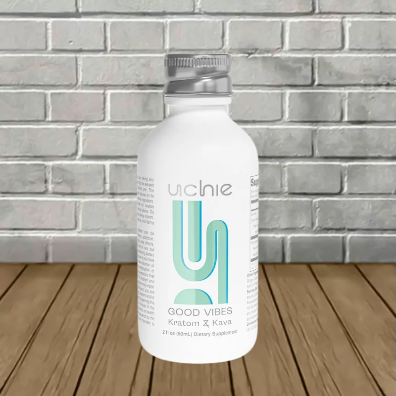 Uchie Good Vibes Kratom + Kava Extract Shot 2oz Uchie Good Vibes Kratom + Kava Extract Shot 2oz