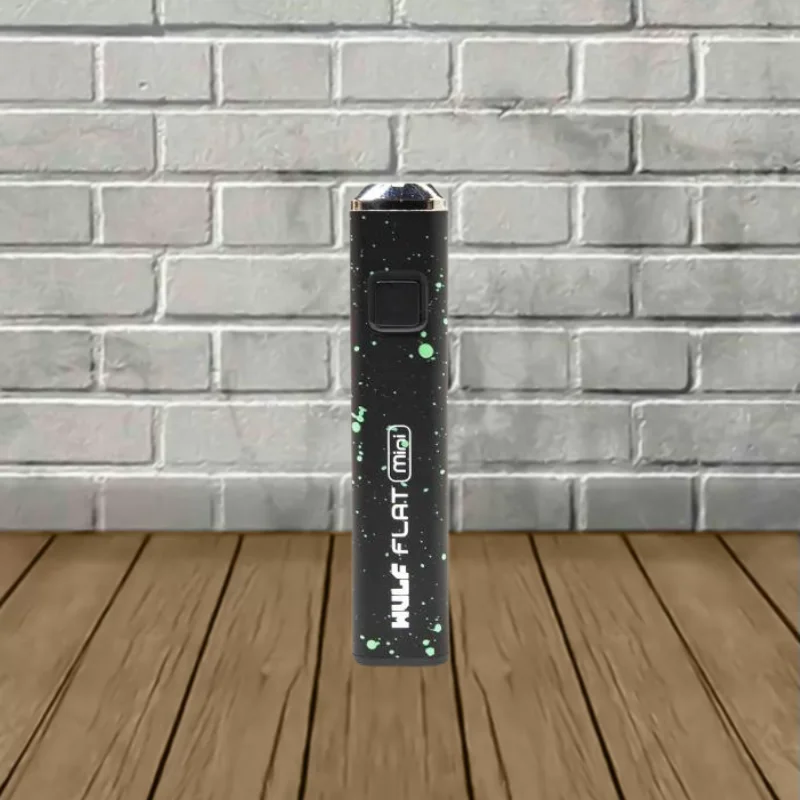 Wulf Mods Flat Mini Cartridge Battery - Black Green Spatter Wulf Mods Flat Mini Cartridge Battery - Black Green Spatter