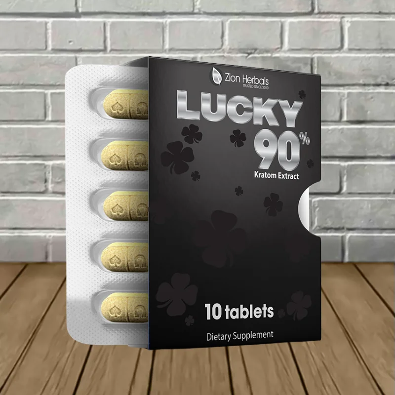 Zion Herbals Lucky 90 90% Kratom Extract Tablets 10ct Zion Herbals Lucky 90 90% Kratom Extract Tablets 10ct