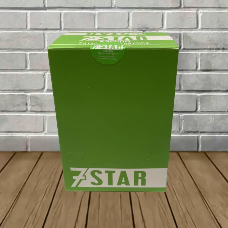 7 Star Pseudo + 7-Hydroxymitragynine Extract Tablets Full Case 10ct 7 Star Pseudo + 7-Hydroxymitragynine Extract Tablets Full Case 10ct